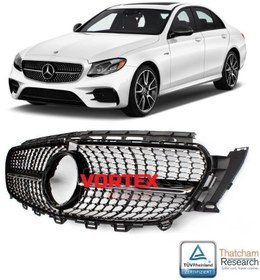 Resim Mercedes W213 Ön Panjur Diamond 2016 Sonrası Uyumlu 