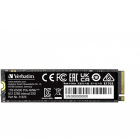 Resim Verbatim 1 TB Dahili M.2 SSD VI5000 PCIE4 4500MB/S - 5000MB/S-(31826) 