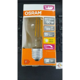 Resim Osram 8,5W/60W 806LM E27 Duy Ampul 2700K 