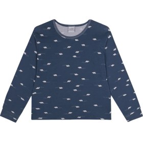 Resim Antebies Organik Lacivert Kutup Ayısı Erkek Çocuk Pijama Takımı 
