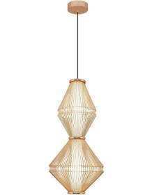 Resim Özcan Aydınlatma 3224-2-03 Trian 2 Telli Sarkıt Sarı 