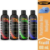 Resim Netfer 4'lü Çizik Giderici Pasta Cila Set - 4x100 mL 