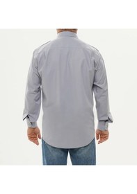 Resim Gri Erkek Uzunkol Gömlek Gri 
