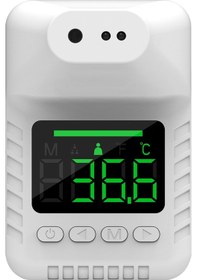 Resim Reedark Duvar Tipi Temassız Ateş Ölçer - Hızlı Ve Hassas Ölçüm 1-8cm C/ F Gösterge, Renkli Alarm 