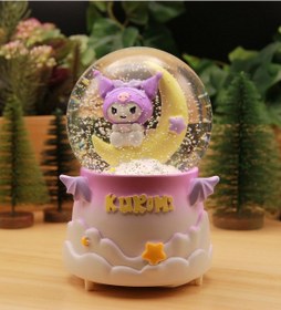 Resim Kuromi Kar Motorlu, Işıklı Ve Müzikli Mega Boy Kar Küresi - A 