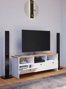 Resim Haus Modüler Haus Ahşap Dekoratif Tv Ünitesi 