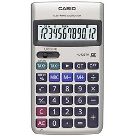 Resim Casio HL-122TV Cep Tipi 12 Haneli Hesap Makinesi 