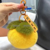 Resim Silver1 Gıoıo Yeni Yay Süsleri Tavşan Peluş Bebek Çekicilik Araba Anahtarlık Kolye (Yurt Dışından) 