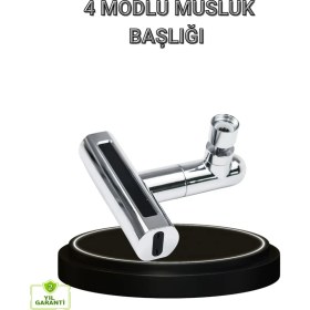 Resim 360° Dönebilen Musluk Başlığı 4 Fonksiyonlu Su Tasarruflu ve Dayanıklı 