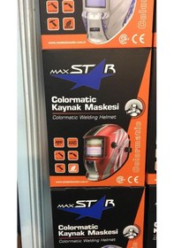 Resim Maxstar Ayarlanabilir Colormatik Kaynak Maskesi 