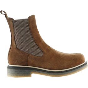 Resim Bueno Shoes Taba Süet Kadın Düz Bot 01wt3101 