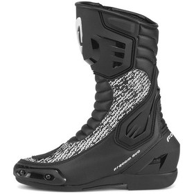 Resim Forma Freccia Evo Korumalı Motosiklet Botu Siyah Beyaz 