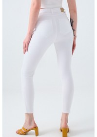 Resim Loft Natalie Julia White Kadın Pantolon Beyaz 