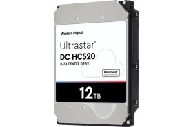 Resim Wd Ultrastar, HUH721212ALE604, 3.5", 12TB, 256MB, 7200 Rpm, 7/24 Enterprise, Data Center-Güvenlik-Nas-Server, HDD (Dc HC520) (0F30146) 
