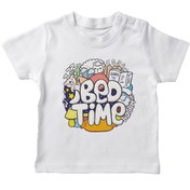 Resim Angemiel Baby Yatak Zamanı Erkek Bebek Tişört Beyaz B0077MDBBKETSRT 