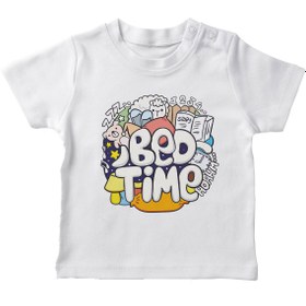 Resim Angemiel Baby Yatak Zamanı Erkek Bebek Tişört Beyaz B0077MDBBKETSRT 