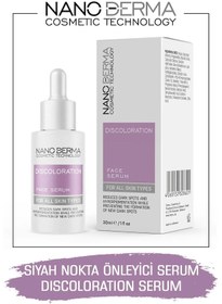 Resim Nanoderma Siyah Nokta Serum Cilt Tonu Eşitleyici Leke Sivilce Göz 