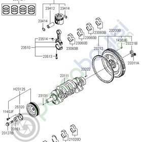 Resim Kia Bongo Kol Yatak Orjinal | 230604A940 