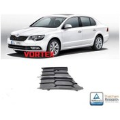 Resim Skoda Superb Ön Tampon Izgara Sol Kromlu 2013 Sonrası Uyumlu 