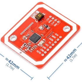 Resim Alkatronik PN532 13.56Mhz RFID Okuyucu Modül V3 IIC SPI Uart Mini NFC Manyetik Kablosuz Kart Etiket Okuyucu 