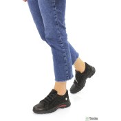 Resim Mammamia Kadın Kışlık Spor Tarz Ortopedik Hakiki Deri Bağcıksız Ayakkabı M26/KA3465 