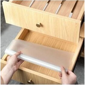 Resim Fenx Eva Şeffaf Kaydırmaz Raf ve Dolap Örtüsü En 45 cm 