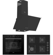 Resim Ferre Flowart Serisi (QBL63CS SC405 D086) Ankastre Set 