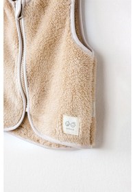 Resim Andywawa Bebek Tinny's Sheeps Peluş Yelek Bej Ac26162 Beige 