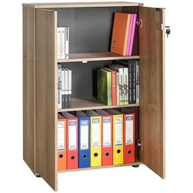 Resim Adoremobilya Rio Ofis 3 Raflı Kapaklı Kitaplık - Tori 