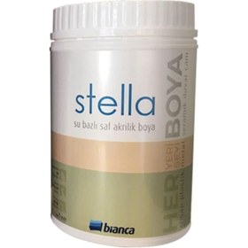 Resim Bianca Stella Saf Akrilik Boya Yeni Köpük 1 Lt 