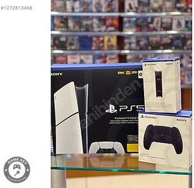 Resim PS5 SLİM DİJİTAL+DAULSENSE+ ŞARJ STANDI SIFIR 24 AY GARANTILI 