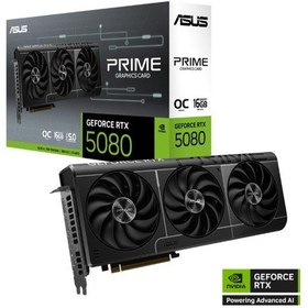 Resim Asus Geforce Prıme-rtx5080-o16g 16gb Gddr7 256bıt 1xhdmı 3xdp Ekr 