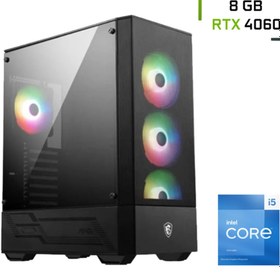 Resim MSI Intel Core I5 13400f / 32gb Ddr4 / 500gb 3300-3100 Mb /s M2 Ssd / Rtx 4060ti Oyuncu Masaüstü Pc 