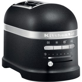 Resim KitchenAid 5KMT2204EBK Artisan 2 Yuvalı Ekmek Kızartma Makinesi Cast Iron Black 