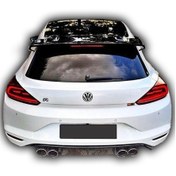 Resim Volkswagen Scirocco R Cup Uyumlu Yedek Parça Spoiler Makyajlı Kasa Boyalı 