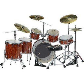Resim Maxword Best Yüksek Kaliteli Akustik Bateri Seti 12 Parça Full Set 