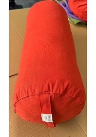 Resim Zafu Silindir Uzun Yoga Meditasyon Minderi Bolster Mor Renk Kırmızı 
