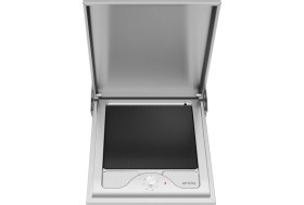 Resim Antiq Gusto Serisi Tek Grill Camlı Inox Elektrikli Barbekü 