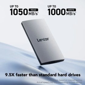 Resim Lexar Es3 Harici SSD 2tb, Usb3.2 Gen2 Taşınabilir SSD 