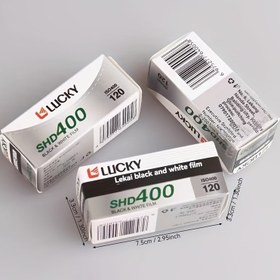 Resim LUCKY SHD400 120 Siyah Beyaz Film - Profesyonel Sonuçlar için Yüksek Kaliteli Monokrom Fotoğrafçılık Filmi, ISO 400 Hızı, Dramatik Kontrast ve Detaylı Görüntüler için İdeal 