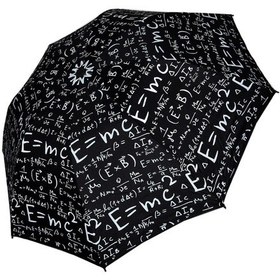 Resim Eleven Markets Eleven Market Matematik Formül Desenli Şemsiye Çanta Boy Şemsiye Siyah 