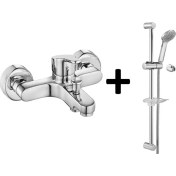 Resim E.C.A Eca Spil Banyo Bataryası + Eca Spil Hareketli Banyo Üst Takım 1f (Duş Başlığı) 