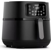 Resim Philips Yeni 16 Pişirme Fonksiyonlu, Uzaktan Bağlantılı 7,2 L Geniş Hazneli Premium Airfryer, Beyaz Lambader 