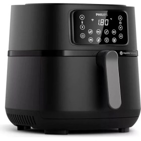 Resim Philips Yeni 16 Pişirme Fonksiyonlu, Uzaktan Bağlantılı 7,2 L Geniş Hazneli Premium Airfryer, Beyaz Lambader 
