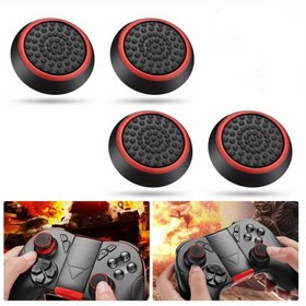 Resim 2 adet/4 adet Kaymaz Silikon Analog Joystick Başparmak Tutacağı Kılıfları PS3 PS4 PS5 Xbox 360 Xbox One Kontrol Cihazı için 