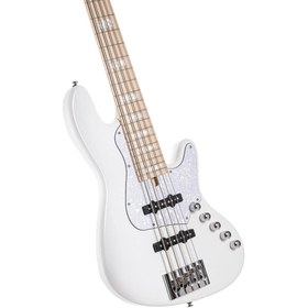 Resim Cort NJS5WHT Bas Gitar | 5 Telli Aktif - Beyaz 