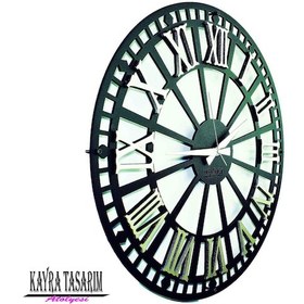 Resim KAYRA TASARIM ATÖLYESİ AHŞAP RUSTİK ROMA SILVER(70X70cm) Diğer 