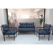Resim adımshops Safir Balkon-bahçe-kafe Çay Seti Koltuk Oturma Takımı-oturma Grubu 