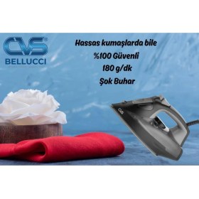 Resim Seramik Ütü 2600W Siyah, Hızlı ve Güçlü Düzleştirici 