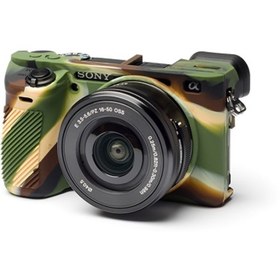 Resim EasyCover Sony A6500 Uyumlu Kamuflaj Desenli Silikon Kılıf Ecsa6500c 